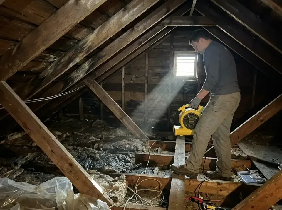 attic-water-damage-drying-proc-007 — frequently asked questions, Emergency Water Extraction & 24/7 Flood Response in Olean,…